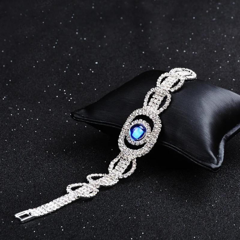 Bride's Crystal Bracelet, Bohemian Style