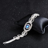Bride's Crystal Bracelet, Bohemian Style