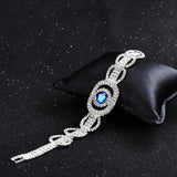 Bride's Crystal Bracelet, Bohemian Style