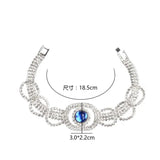 Bride's Crystal Bracelet, Bohemian Style