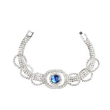 Bride's Crystal Bracelet, Bohemian Style