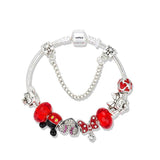 Pink Floral Pandora Bracelet for Girls