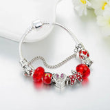 Pink Floral Pandora Bracelet for Girls