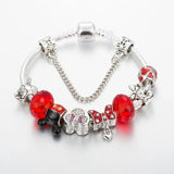 Pink Floral Pandora Bracelet for Girls
