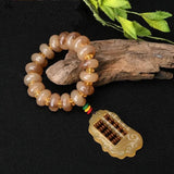 Abacus Bead Bracelet Men's Tibetan Shofar Bracelet