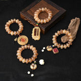 Abacus Bead Bracelet Men's Tibetan Shofar Bracelet