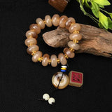Abacus Bead Bracelet Men's Tibetan Shofar Bracelet