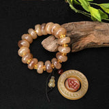 Abacus Bead Bracelet Men's Tibetan Shofar Bracelet