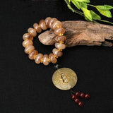 Abacus Bead Bracelet Men's Tibetan Shofar Bracelet