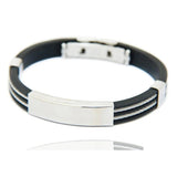Stainless Steel Smooth Women's Wedding Bracelet
