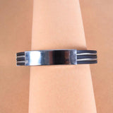 Stainless Steel Smooth Women's Wedding Bracelet