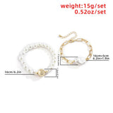 Special-Shaped Pearl Suit Bracelet Geometric Chain Beaded Hand Ornaments