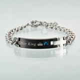 Titanium Steel Love Bracelet for Couples