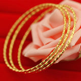 18K Copper Plated Wedding Bracelet Ethiopia African Jewelry