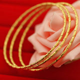 18K Copper Plated Wedding Bracelet Ethiopia African Jewelry