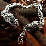 Men's Retro Double Head Keel Bracelet Bibcock Bracelet