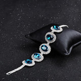 Elegant Crystal Bridal Bracelet for Women