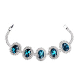 Elegant Crystal Bridal Bracelet for Women