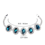 Elegant Crystal Bridal Bracelet for Women