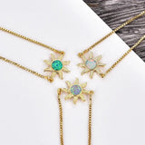 Opal Starfish Charm Wedding Jewelry for Women
