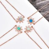 Opal Starfish Charm Wedding Jewelry for Women
