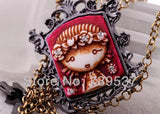 Multilayer Gothic Girl Wide Bracelet