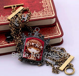 Multilayer Gothic Girl Wide Bracelet