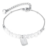Adjustable Women Stainless Steel Good Luck Bracelet