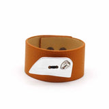 Multicolor Leather Bracelet Can Adjustable Punk Rhinestone Jewellery