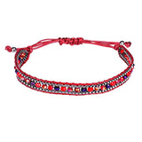 Bohemian Style Crystal Beaded Bracelet