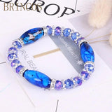 Crystal Bracelets Bangles Women jewellery With Beads bohemian Bracelet Femme