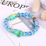 Crystal Bracelets Bangles Women jewellery With Beads bohemian Bracelet Femme