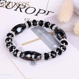 Crystal Bracelets Bangles Women jewellery With Beads bohemian Bracelet Femme