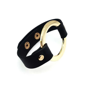 Leather Bracelet Wrap All-Match Wide Bracelet for Women