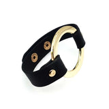 Leather Bracelet Wrap All-Match Wide Bracelet for Women