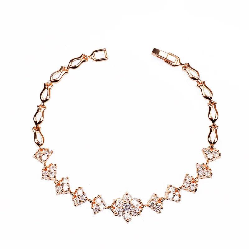 Bohemian Crystal Bracelet for Brides