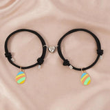 Creative Easter Funny Couple Bracelet & Earrings Set