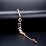 Bohemian Crystal Bride Bracelet