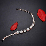 Bohemian Crystal Bride Bracelet