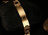 Men's Stainless Steel Jesus Cross Charm Bracelet