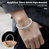 Retro Stainless Steel Bangle Jewelry Gift For Birthday Anniversary