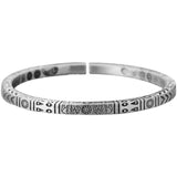 Retro Stainless Steel Bangle Jewelry Gift For Birthday Anniversary