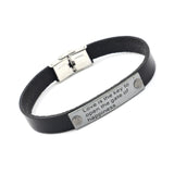 Love Key Nameplate Bracelet Punk Couple Vow Bracelet