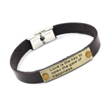 Love Key Nameplate Bracelet Punk Couple Vow Bracelet