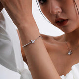 CZ Butterfly Bracelet for Women Female Ins Small Bracelet