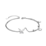 CZ Butterfly Bracelet for Women Female Ins Small Bracelet