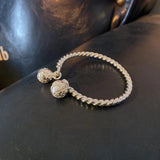 Retro Double Bell Necklace For Women Students Holiday Decoration Jewelry