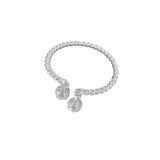 Retro Double Bell Necklace For Women Students Holiday Decoration Jewelry