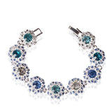 Crystal Bracelet for Brides, Bohemian Jewelry