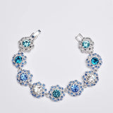 Crystal Bracelet for Brides, Bohemian Jewelry